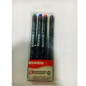 Набор перманентных маркеров Kores (CD/DVD/4кул) 27 914