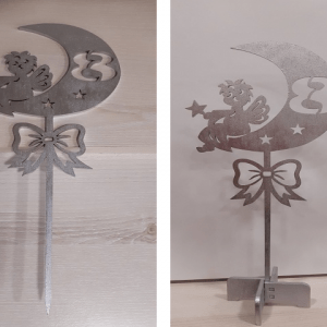 Топпер из дерева с подставкой - Луна цифра 8 – 32 831