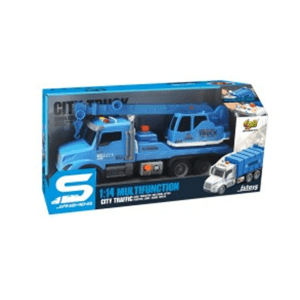 Синий кран с трением, кнопка давления, звуки и огни, 1:14 69670