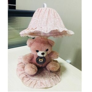 Ночник с плюшевым медведем (розовый) 27 227