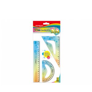 Набор линеек Keyroad (линейка 20см/1чер/отчет) 63296