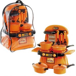 Набор посуды Cooking Plate (10 шт) оранжевый – 43 939