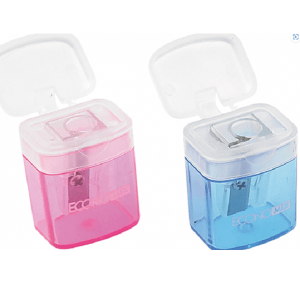 Точилка Economix (1 лезвие/пластиковый контейнер) 63266