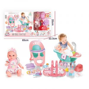 Кукла-пупс с аксессуарами и звуком 72441