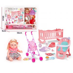 Кукла с аксессуарами со звуком 72440