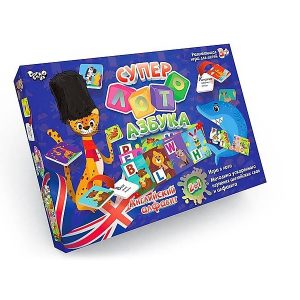 Игра для детей: Лото + Русско-английский алфавит 35736