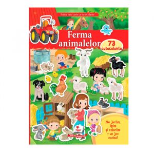 Моя первая книга с наклейками - Ферма с животными 25455