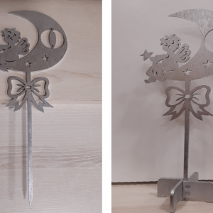 Топпер из дерева с подставкой - Луна цифра 0 – 32 833