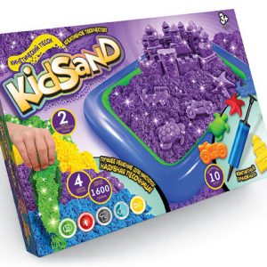 Кинетический песок ( KIDSAND ) 1600г коробка 4 цвета 19409