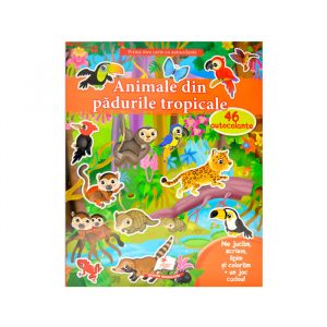 Моя первая книга с наклейками - Животные тропических лесов 25453