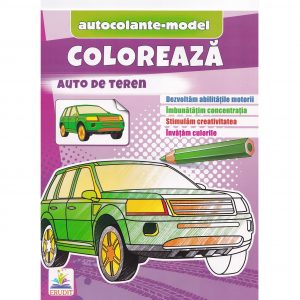 Раскраска+наклейки - Внедорожник 45777