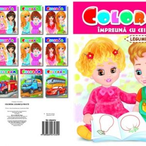 Раскраска А4 - для малышей (3)-овощи и фрукты 36312