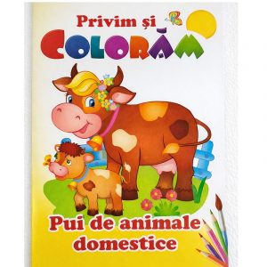 Privim si coloram__Pui de animale domestice 75649