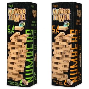 Настольная игра ( NUMBER TOWER ) трубка 23044