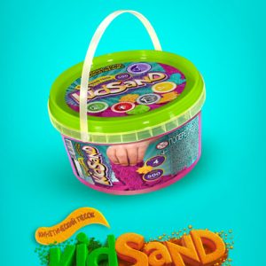 Кинетический песок ( KIDSAND ) 500г с формами 19404