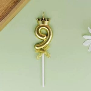 Золотая свеча цифра 9 – 59 065