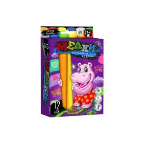 Мел для рисования на асфальте, MEGA 12 шт 22986