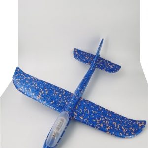 Самолет из пенопласта (кабина с огнями) 48см 40677