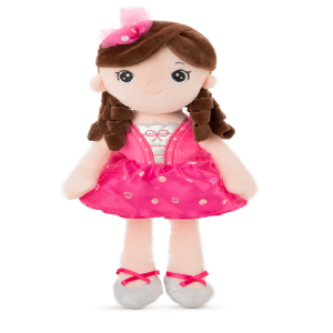 Мягкая игрушка Кукла с платьем Ассортимент 32 cm 0.07 kg  67897