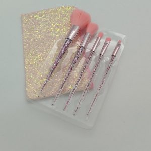 Набор кистей для макияжа с камушками для пудры+мешочек 5 шт. (01-09) 69440