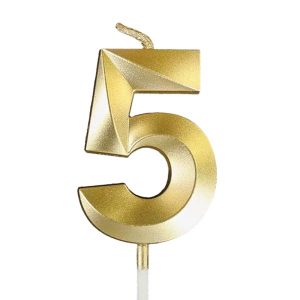 Золотая свеча цифра 5 – 59 043