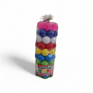 Набор пластиковых шариков, 6 см, 62 шт.