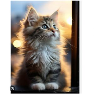 Набор для рисования по номерам Кот (40*50) 74467