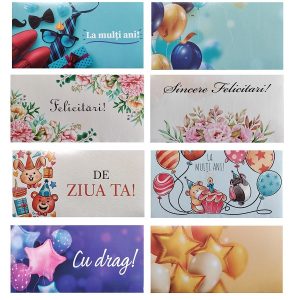 Открытка-конверт  (1 шт) ассорти 52459