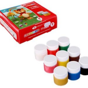 Гуашь 9 цветов 45 951