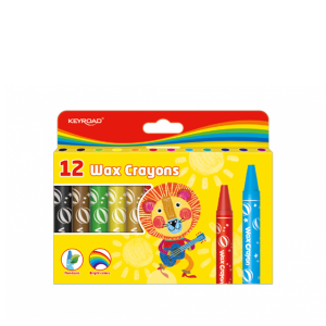 Восковые карандаши Keyroad Jumbo 12 цветов 63287