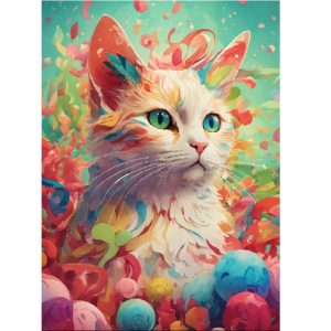 Бриллиантовая мозаика «Кот» (40×50) 61984