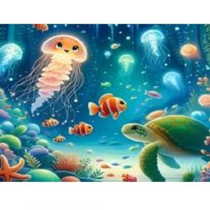 Бриллиантовая мозаика «Океан» (30*40) 74433