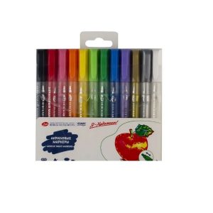 Set markere acrilice  "Я-Художник!" 12 culori plastic  77301