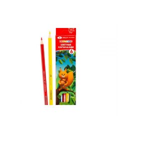 Creioane 6 culori "Tvetic" hexagonale, 2M-4M ascutite  77296