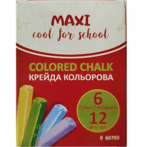 Цветной мел 12 шт. Maxi 75923