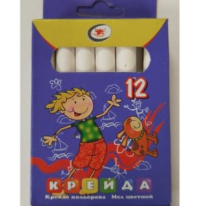 Белый мел 12 шт. (ML11-6) 75922